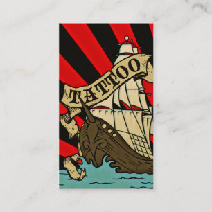 customisable tattoo coupon loyalty card