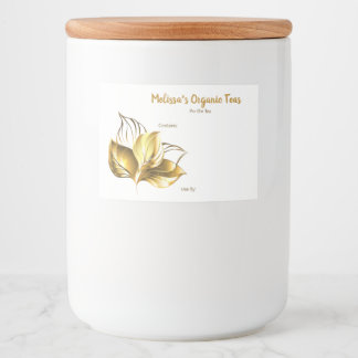 Customisable Tea and Tea Blend Food Labels