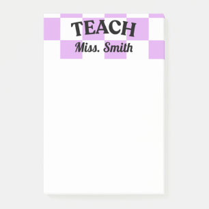 Customisable Teacher Post-it Notes