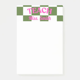 Customisable Teacher Post-it Notes