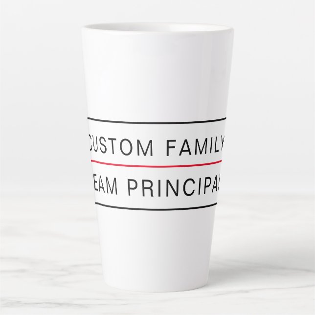 Customisable Team Principal Mug for Racing Fan (Front)