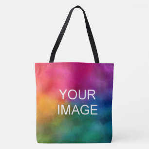 Customisable Template Add Text Image Logo Shoulder Tote Bag
