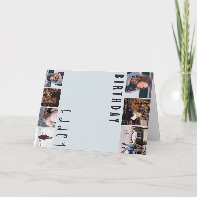 Customisable Template Birthday Card (Front)