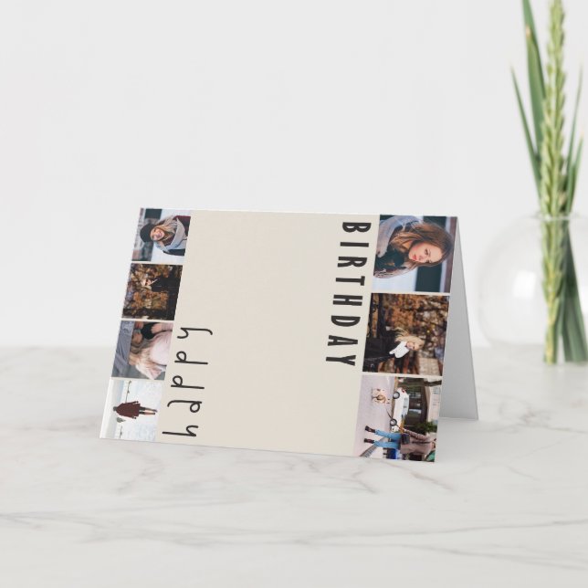 Customisable Template Birthday Card (Front)