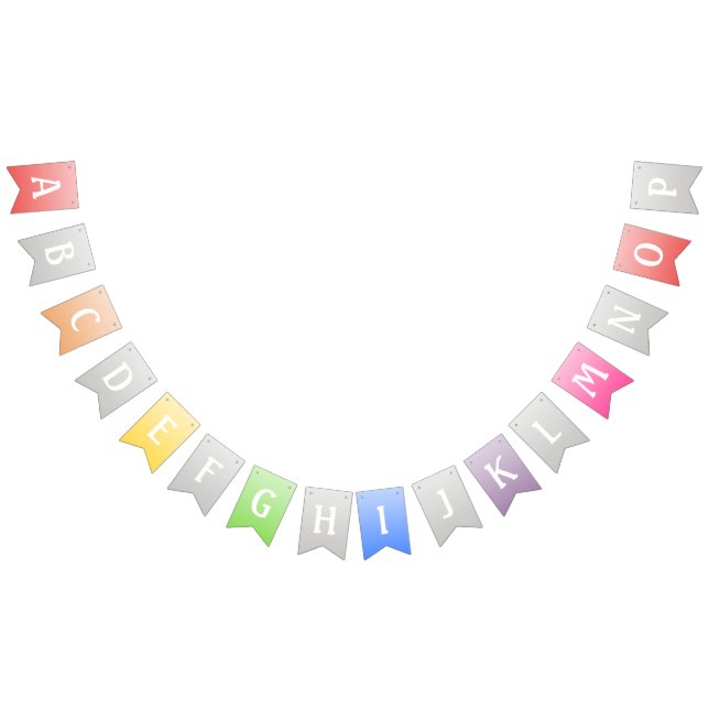 customisable template bunting flags party banner (All)
