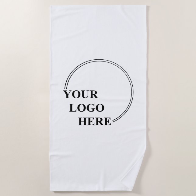 Customisable Template Create Your Own Gift Idea  Beach Towel (Front)
