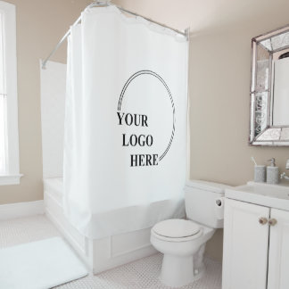 Customisable Template Create Your Own Gift Idea Shower Curtain