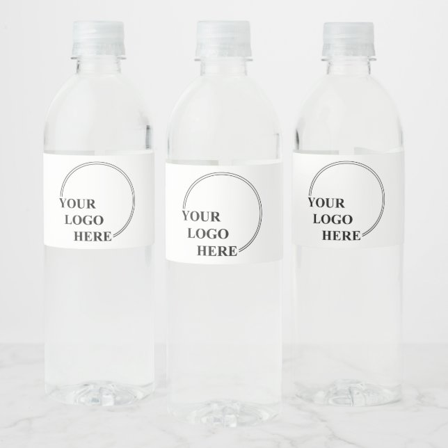 Customisable Template Create Your Own Gift Idea  Water Bottle Label (Bottles)