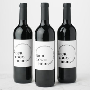 Customisable Template Create Your Own Gift Idea Wine Label