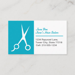Customisable Template Hair Stylist Business Card