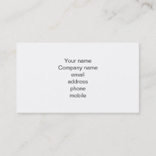 Customisable Template Make Your Own Business Card