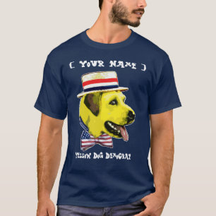 Customisable Template - Yellow Dog Democrat T-Shirt