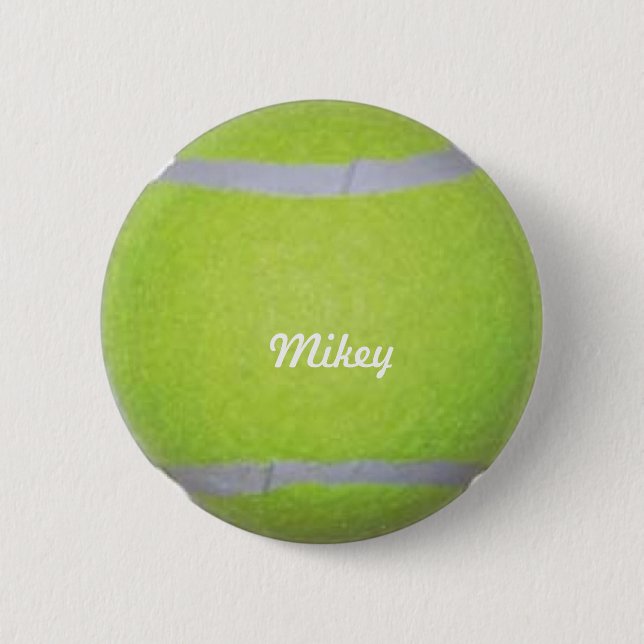 Customisable Tennis Ball 6 Cm Round Badge (Front)