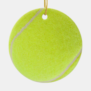 Customisable Tennis Ball Ceramic Tree Decoration