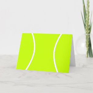 Customisable Tennis Ball Greeting Card