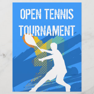 Customisable Tennis Flyer