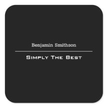 Customisable Text and Colours Basic Black and Whit