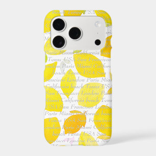 Customisable text and image modern citrus yellow