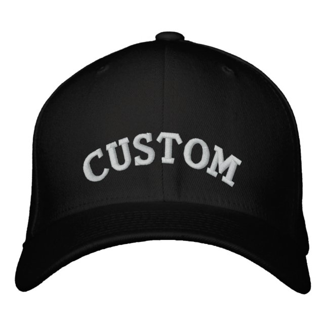 Customisable Text Baseball Cap (Front)