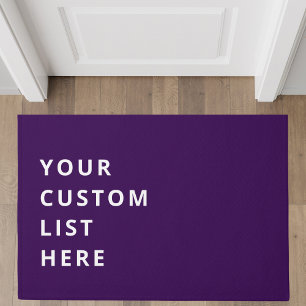 Customisable Text Doormat
