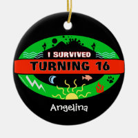 Customisable Text Featuring I Survived Turning 16