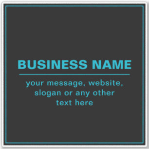 Customisable Text for Business Etc. Editable Black
