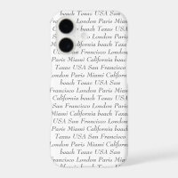 Customisable text modern cute trendy grey white