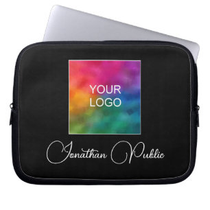 Customisable Text Name Image Colour Template Laptop Sleeve