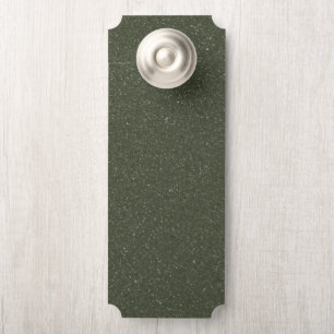 Customisable Textured Green Door Hanger