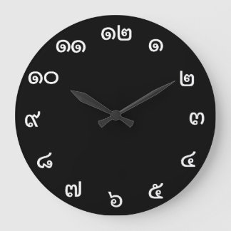 Customisable Thai Numbers Wall Clock