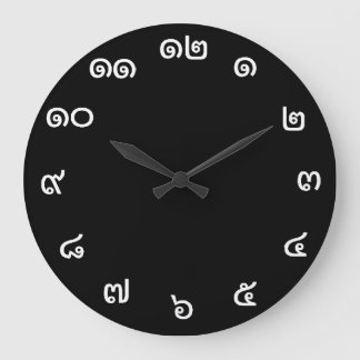 Customisable Thai Numbers Wall Clock