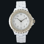 Customisable Thai Numbers Watch<br><div class="desc">Watch with the hours written in Thai numerals and spelled out in Thai script. Also written on the watch face is the maxim "Time and tide wait for no man." in both Thai and English, to remind you daily to spend your time wisely. Prefer a different message? The text can...</div>