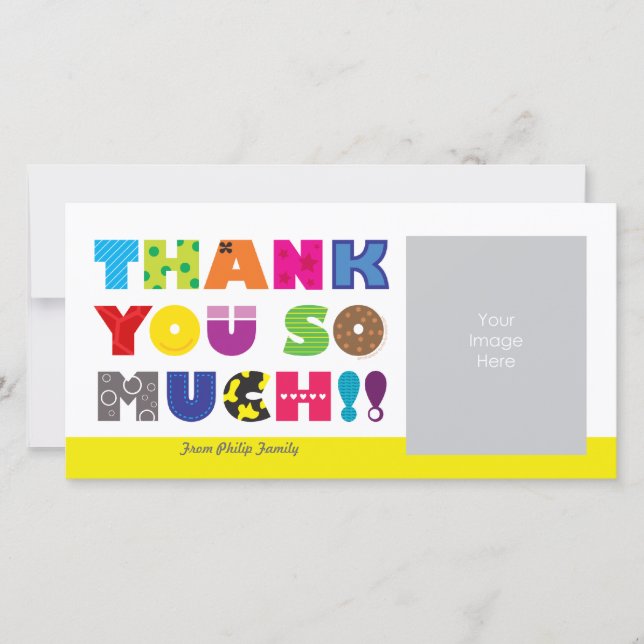 Customisable Thank You (Front)