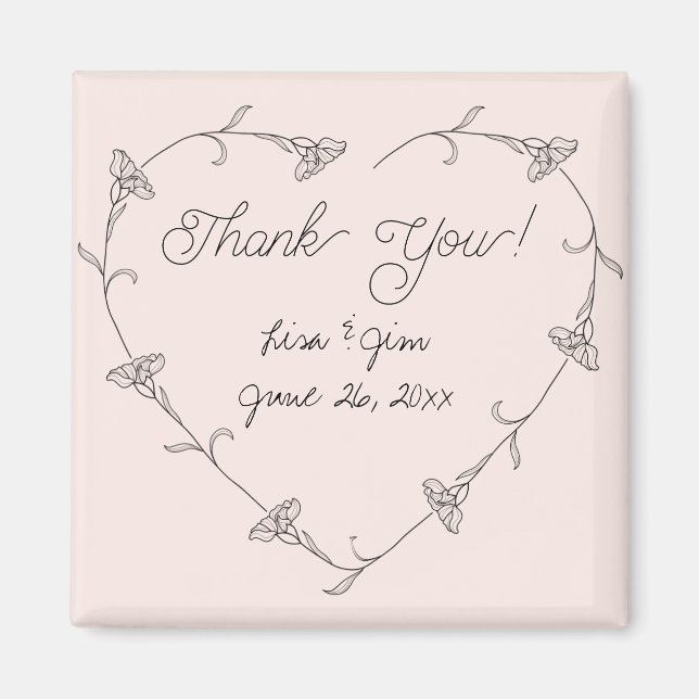 Customisable Thank you Magnets (Front)