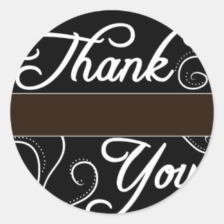 Customisable Thank You Stickers