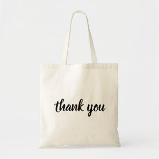 Customisable Thank you tote bags for her