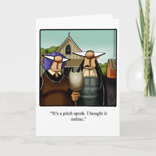 Customisable Thanksgiving Humour Greeting Card