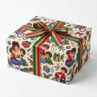 Customisable "The Christmas Call" Wrapping Paper