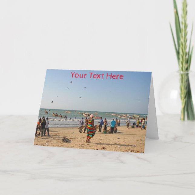 Customisable The Gambia Card (Front)