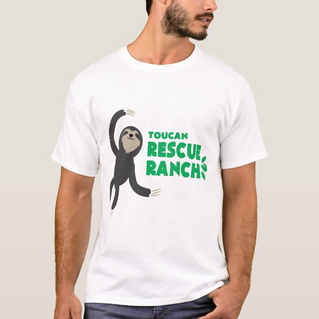 Customisable Three Toed Sloth Tee (Front)