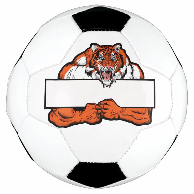 Customisable Tiger Logo  Football (Front)