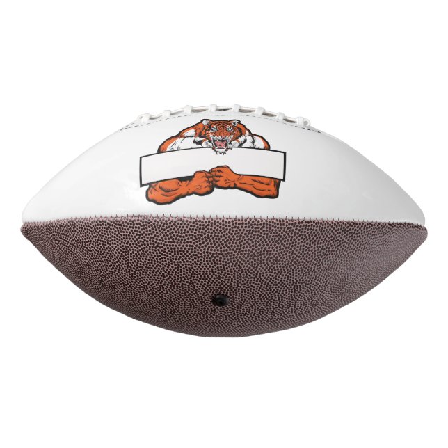Customisable Tiger Sports Logo Football American Football (Rotated 270)