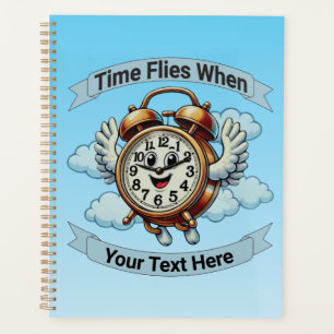 Customisable "Time Flies When" Flying Clock Planner