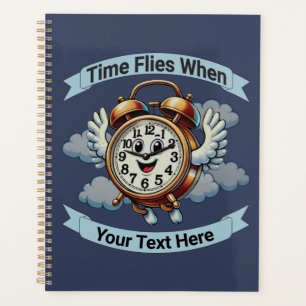 Customisable "Time Flies When" Flying Clock Planner