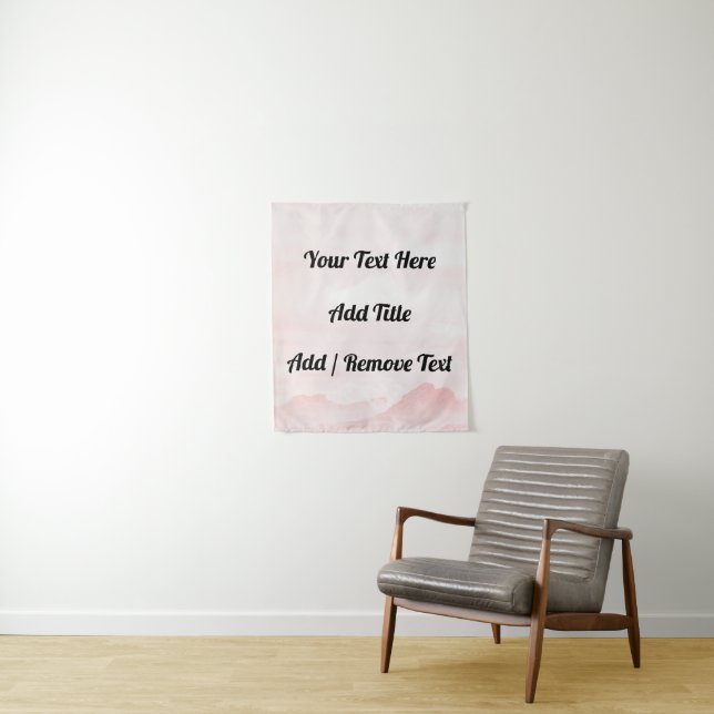 Customisable Title, Name (50" x 60") Tapestry (In Situ)