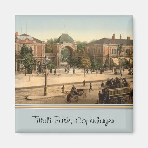 Customisable Tivoli Park Entrance Copenhagen Magnet