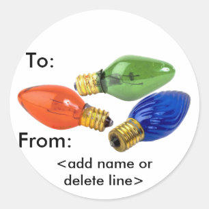 Customisable To/From Gift Tags