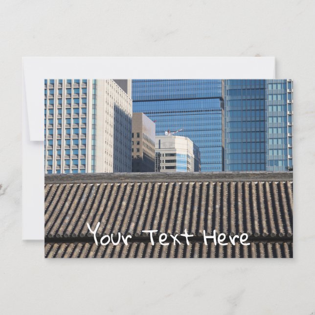 Customisable Tokyo, Japan card (Front)