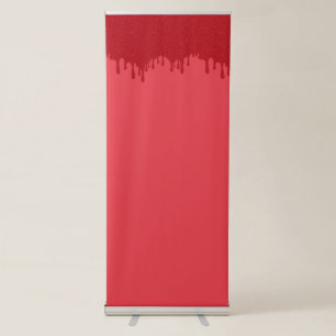 Customisable Tomato Red Drip Banner Design