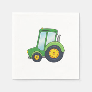 Customisable Tractor Napkin
